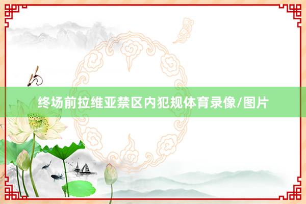 终场前拉维亚禁区内犯规体育录像/图片