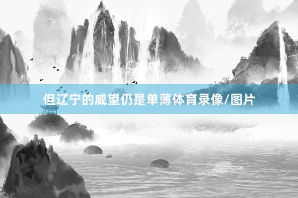 但辽宁的威望仍是单薄体育录像/图片