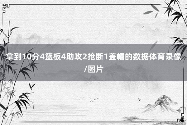 拿到10分4篮板4助攻2抢断1盖帽的数据体育录像/图片