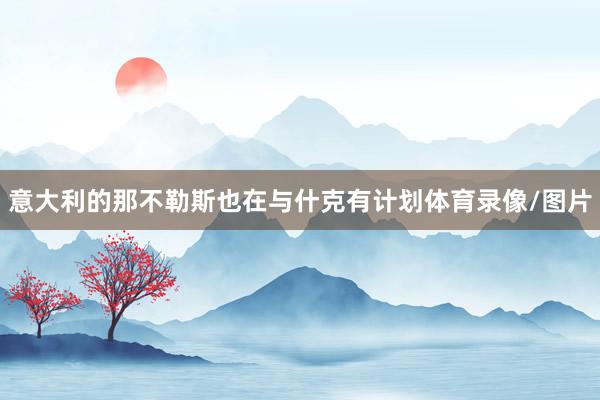 意大利的那不勒斯也在与什克有计划体育录像/图片