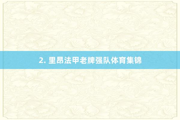 2. 里昂法甲老牌强队体育集锦