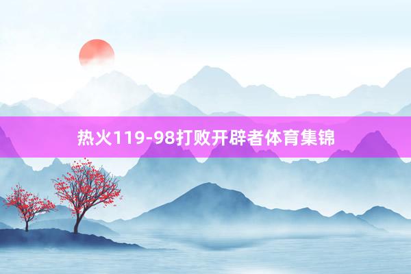 热火119-98打败开辟者体育集锦