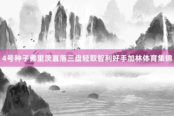 4号种子弗里茨直落三盘轻取智利好手加林体育集锦