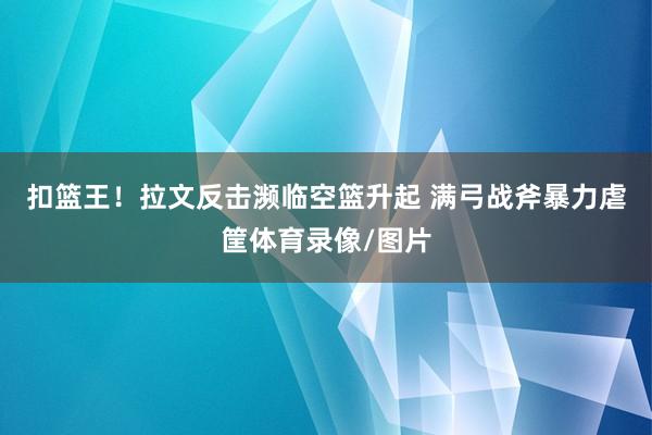 扣篮王！拉文反击濒临空篮升起 满弓战斧暴力虐筐体育录像/图片