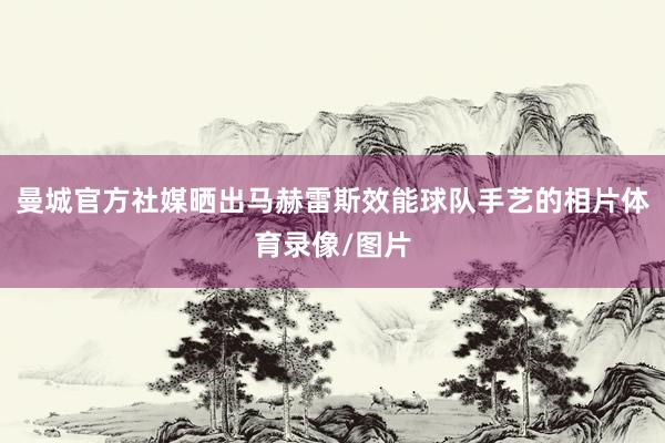 曼城官方社媒晒出马赫雷斯效能球队手艺的相片体育录像/图片