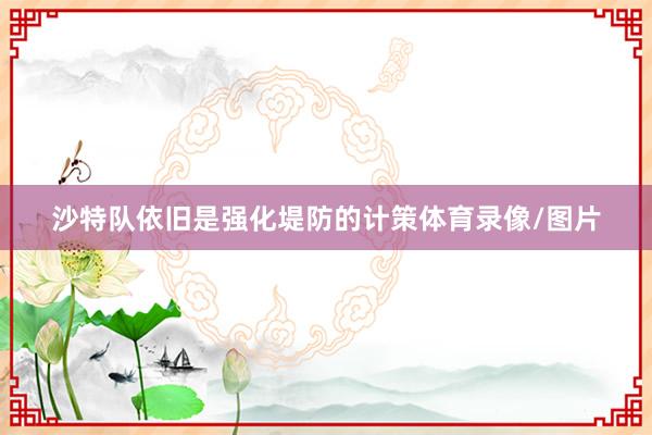 沙特队依旧是强化堤防的计策体育录像/图片