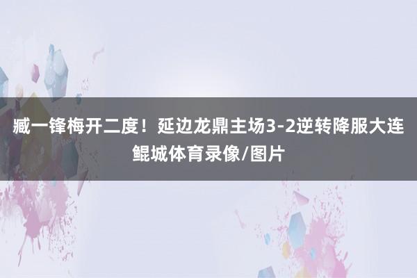 臧一锋梅开二度！延边龙鼎主场3-2逆转降服大连鲲城体育录像/图片