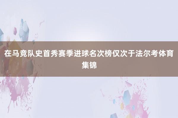 在马竞队史首秀赛季进球名次榜仅次于法尔考体育集锦