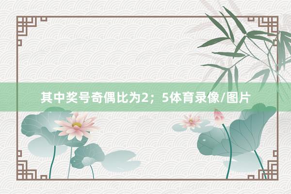 其中奖号奇偶比为2；5体育录像/图片