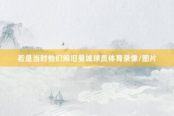 若是当时他们照旧曼城球员体育录像/图片