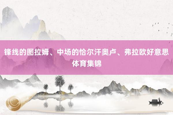 锋线的图拉姆、中场的恰尔汗奥卢、弗拉欧好意思体育集锦