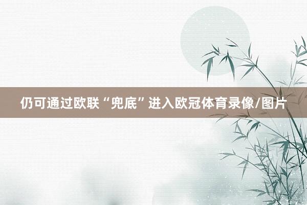 仍可通过欧联“兜底”进入欧冠体育录像/图片