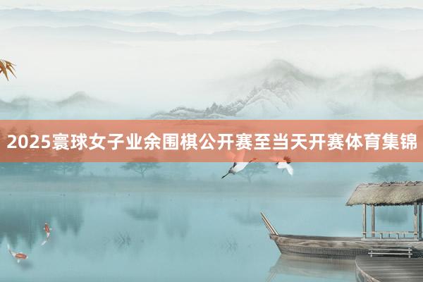 2025寰球女子业余围棋公开赛至当天开赛体育集锦
