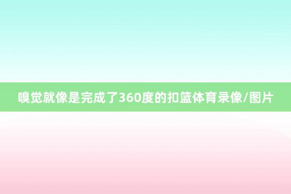 嗅觉就像是完成了360度的扣篮体育录像/图片