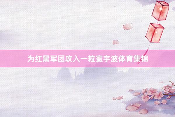 为红黑军团攻入一粒寰宇波体育集锦