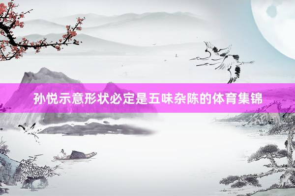 孙悦示意形状必定是五味杂陈的体育集锦