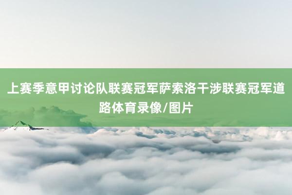 上赛季意甲讨论队联赛冠军萨索洛干涉联赛冠军道路体育录像/图片