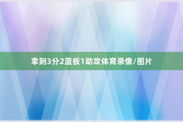 拿到3分2篮板1助攻体育录像/图片