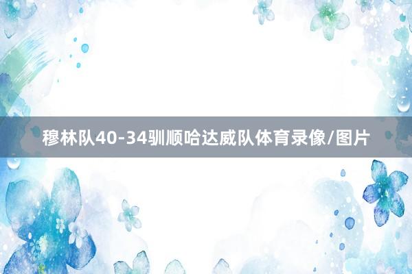 穆林队40-34驯顺哈达威队体育录像/图片