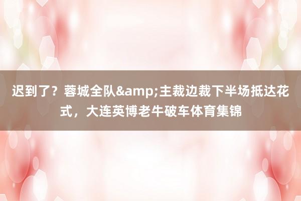 迟到了？蓉城全队&主裁边裁下半场抵达花式，大连英博老牛破车体育集锦