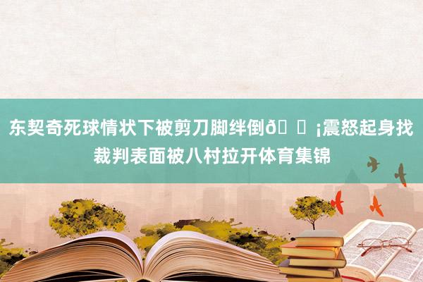 东契奇死球情状下被剪刀脚绊倒😡震怒起身找裁判表面被八村拉开体育集锦