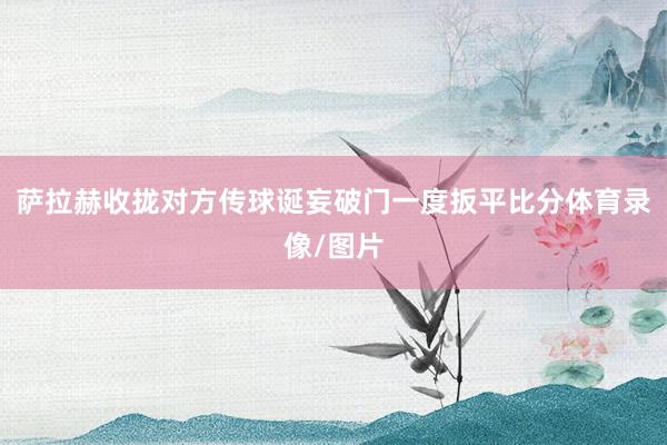 萨拉赫收拢对方传球诞妄破门一度扳平比分体育录像/图片